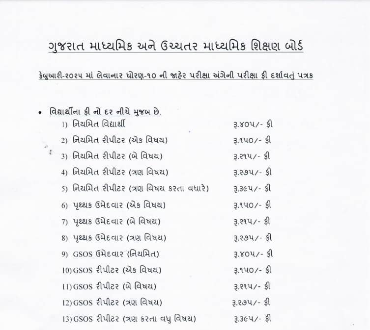 GSEB SSC Time Table 2026 Check Gujarat Board Class 10 Exam Schedule PDF